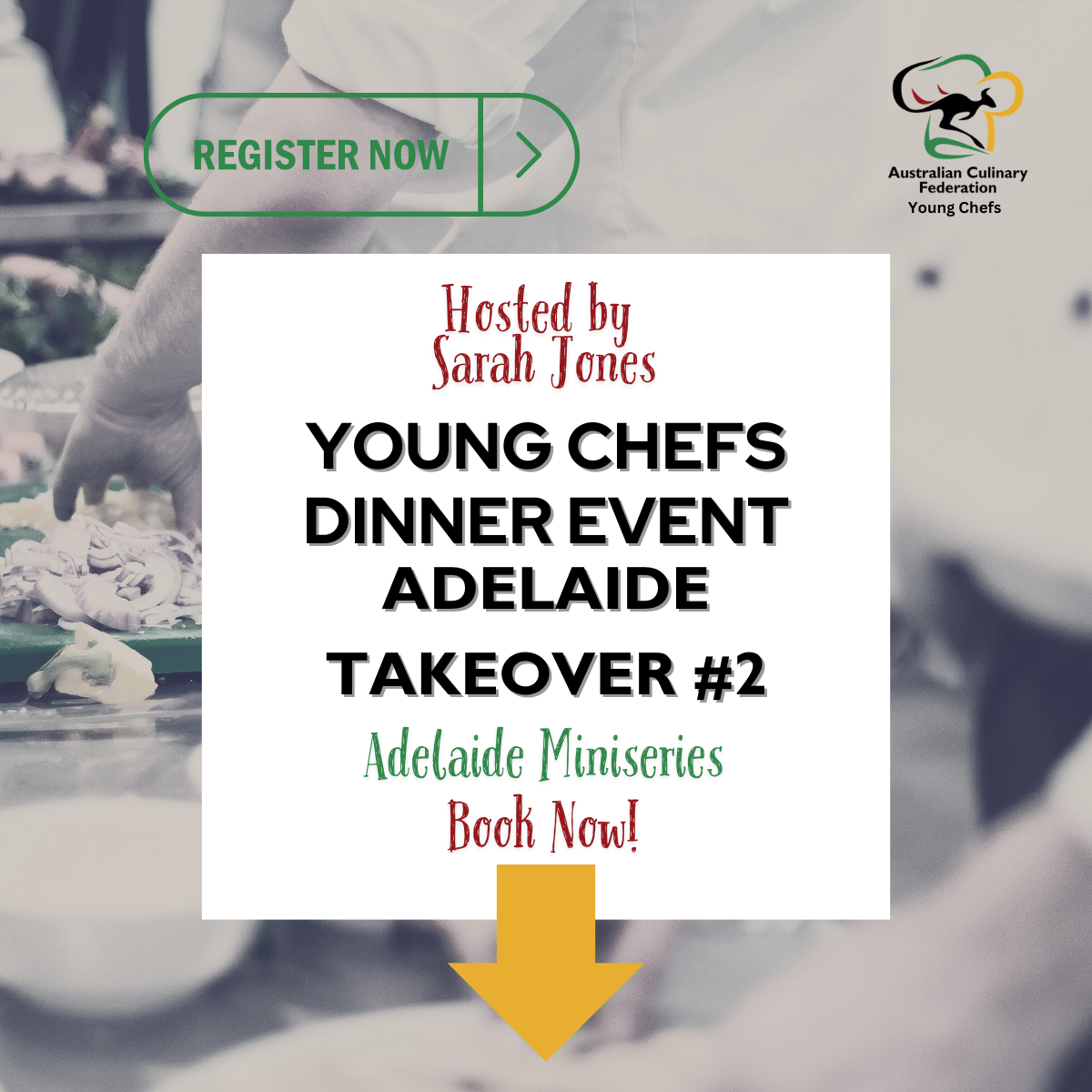 Young Chefs Take Over Promotional Tile With Sarah Jones